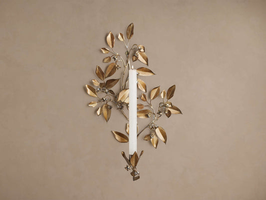 Floral Wall Taper Holder